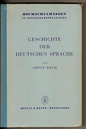 Geschichte Der Deutschen Sprache