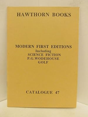 MODERN FIRST EDITIONS CATALOGUE 47 Including Science Fiction, P.G. Wodehouse, Golf