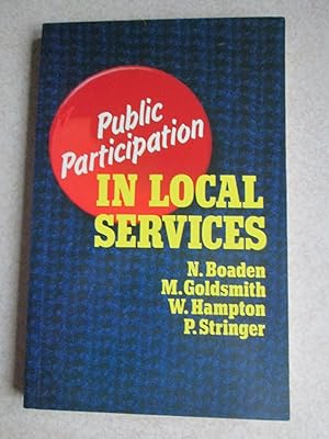 Public Participation in Local Services (Signed By Author)