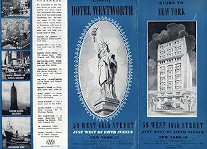 Werbeprospekt des Hotel Wentworth 59 West 46th Street