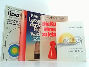 Imagen del vendedor de Konvolut aus 4 Bchern: 1. Sich selbst erkennen. Affirmationen, kreative Gedanken. / 2. Die Kunst ohne Angst zu leben. Wie man lernt, um seine Freiheit zu kmpfen. / 3. Lassen Sie der Seele Flgel wachsen. Wege aus der Lebensangst. / 4. Angst berwinden. Selbstbefreiung durch Verhaltenstraining. Warum Angst krank macht. Testen Sie Ihre Angstbereitschaft. Trainingsplne gegen die Angst. a la venta por Antiquariat Ehbrecht - Preis inkl. MwSt.