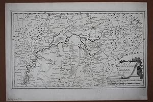 Des Königreichs Ungarn östlicher Theil, grenzkolorierter Kupferstich um 1790 von Reilly, Blattgrö...