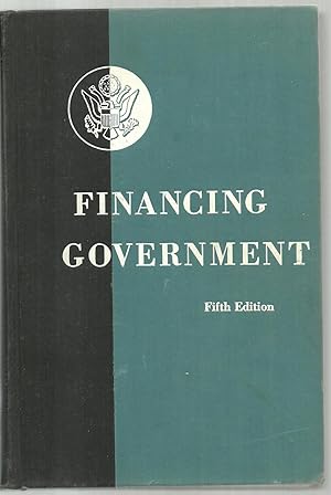 Imagen del vendedor de Financing Government a la venta por Sabra Books