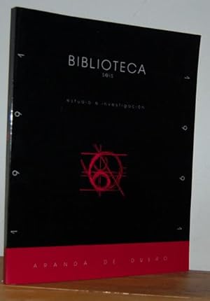 Imagen del vendedor de BIBLIOTECA: ESTUDIO E INVESTIGACIN. N 6 - 1991 a la venta por EL RINCN ESCRITO