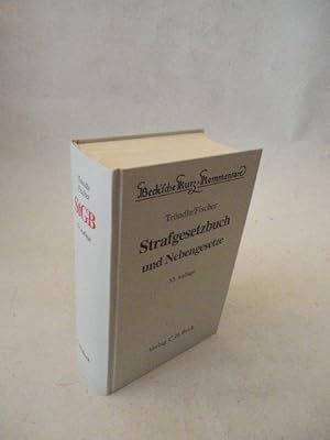 Bild des Verkufers fr Strafgesetzbuch und Nebengesetze. Erlutert von Herbert Trndle (38. bis 49. Auflage), fortgefhrt und neu bearbeitet von Thomas Fischer (ab der 49. Auflage). 53. Auflage des von Otto Schwarz begrndeten, in der 23.-31. Auflage von Eduard Dreher bearbeiteten Werkes * Beck`sche Kurz-Kommentare Band 10. zum Verkauf von Galerie fr gegenstndliche Kunst