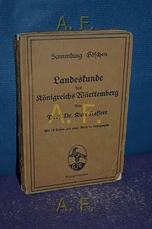 Image du vendeur pour Landeskunde des Knigreichs Wrttemberg. Sammlung Gschen. mis en vente par Antiquarische Fundgrube e.U.