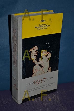 Seller image for Schallplatten - Gesamtkatalog 1957 / Eingeleitet durch eine kleine Geschichte der Neueren Musik for sale by Antiquarische Fundgrube e.U.