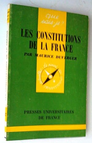 Les constitutions de la France, 9e édition mise à jour