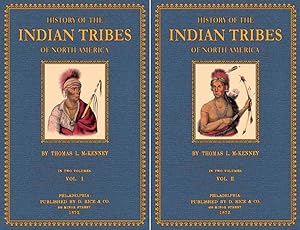 Bild des Verkufers fr History of the Indian Tribes of North America - 1 and 2 zum Verkauf von Antiquariat  Fines Mundi