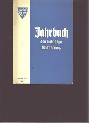 Bild des Verkufers fr Jahrbuch des baltischen Deutschtums 1967 zum Verkauf von Windau Antiquariat