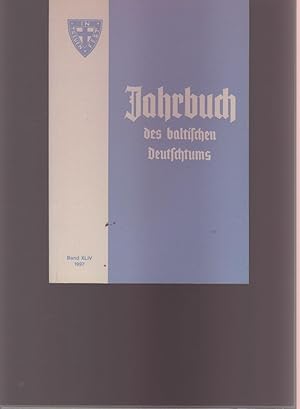 Bild des Verkufers fr Jahrbuch des baltischen Deutschtums 1997 zum Verkauf von Windau Antiquariat