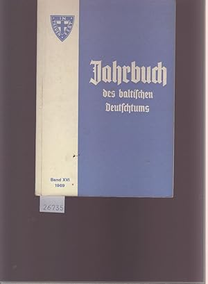 Imagen del vendedor de Jahrbuch des baltischen Deutschtums 1969 a la venta por Windau Antiquariat