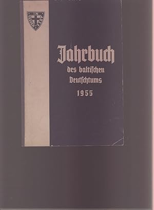Bild des Verkufers fr Jahrbuch des baltischen Deutschtums 1955 zum Verkauf von Windau Antiquariat