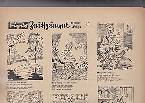Der Stürmer. Nummer 14. 1937 [Only the page with the Antii-Semitic cartoons.]