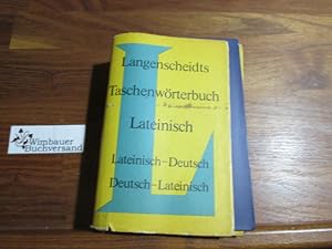 Seller image for Langenscheidts Taschenwrterbuch der lateinischen und deutschen Sprache. for sale by Antiquariat im Kaiserviertel | Wimbauer Buchversand