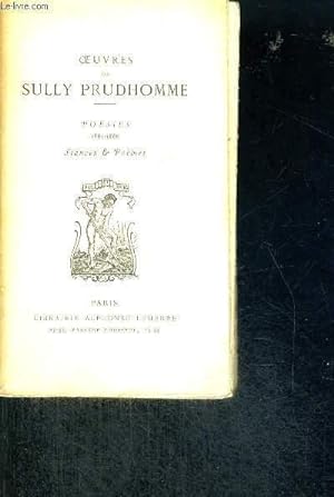 Image du vendeur pour OEUVRES DE SULLY PRUDHOMME - POESIES - 1865-1866 - STANCES & POEMES mis en vente par Le-Livre