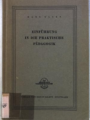 Imagen del vendedor de Einfhrung in die praktische Pdagogik; a la venta por books4less (Versandantiquariat Petra Gros GmbH & Co. KG)