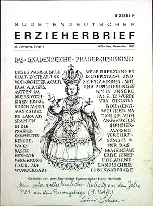 Bild des Verkufers fr Ist die Sudetenfrage noch aktuell? in: 29. Jg. Folge 5 Sudetendeutscher Erzieherbrief. zum Verkauf von books4less (Versandantiquariat Petra Gros GmbH & Co. KG)