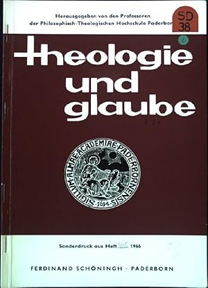 Bild des Verkufers fr Der heilsgeschichtliche Aspekt in der elohistischen Geschichtstradition. - Sonderdruck aus Heft 4/5, 1966: Theologie und Glaube. zum Verkauf von books4less (Versandantiquariat Petra Gros GmbH & Co. KG)