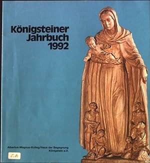 Bild des Verkufers fr Knigsteiner Jahrbuch 1992. zum Verkauf von books4less (Versandantiquariat Petra Gros GmbH & Co. KG)