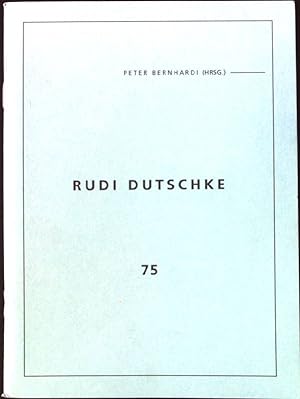 Bild des Verkufers fr Rudi Dutschke 75. zum Verkauf von books4less (Versandantiquariat Petra Gros GmbH & Co. KG)