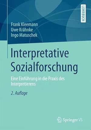 Immagine del venditore per Interpretative Sozialforschung venduto da BuchWeltWeit Ludwig Meier e.K.