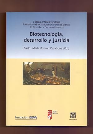 Bild des Verkufers fr BIOTECNOLOGIA, DESARROLLO Y JUSTICIA zum Verkauf von Libreria 7 Soles