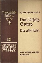 Seller image for Das Gesetz Gottes. Die erste Tafel. Predigten. for sale by Antiquariat Axel Kurta