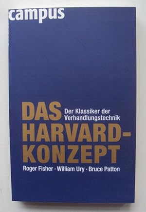 Bild des Verkufers fr Das Harvard-Konzept. Der Klassiker der Verhandlungstechnik. zum Verkauf von Der Buchfreund