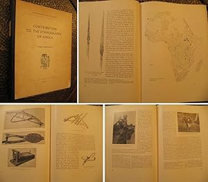 Imagen del vendedor de Contribution to the Ethnography of Africa. a la venta por Antiquariat KAIAPO