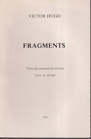 Seller image for Fragments : Tires Des Manuscrits "Ocean", Vers Et Prose for sale by Jonathan Grobe Books