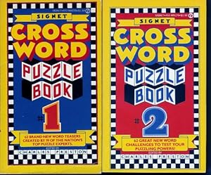 "CROSSWORD" BOOKS: Signet Crossword Book # 1 / Signet Crossword Book # 2