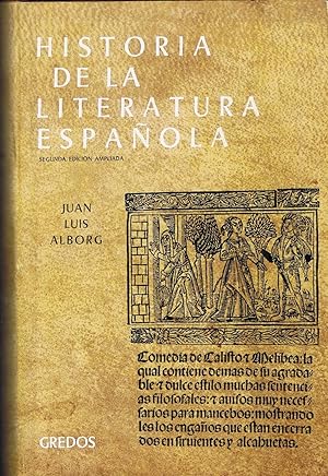 Imagen del vendedor de HISTORIA DE LA LITERATURA ESPAOLA. Tomo I. EDAD MEDIA Y RENACIMIENTO a la venta por Librera Torren de Rueda