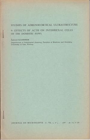 Studies of Adrenocortical Ultrastructure : 4-Effects of Acth on interrenal Cells of the Domestic ...
