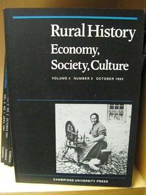 Bild des Verkufers fr Rural History: Economy, Society, Culture: Volume 4, Number 2, October 1993 zum Verkauf von PsychoBabel & Skoob Books