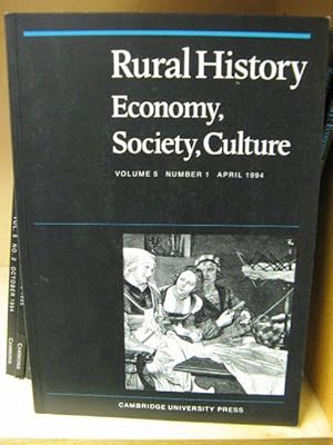Bild des Verkufers fr Rural History: Economy, Society, Culture: Volume 5, Number 1, April 1994 zum Verkauf von PsychoBabel & Skoob Books
