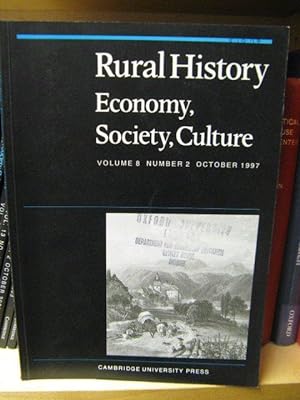 Bild des Verkufers fr Rural History: Economy, Society, Culture: Volume 8, Number 2, October 1997 zum Verkauf von PsychoBabel & Skoob Books
