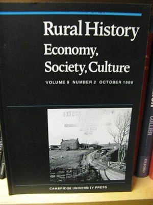 Bild des Verkufers fr Rural History: Economy, Society, Culture: Volume 9, Number 2, October 1998 zum Verkauf von PsychoBabel & Skoob Books