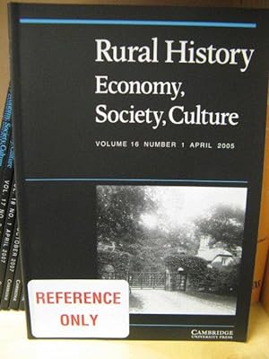 Bild des Verkufers fr Rural History: Economy, Society, Culture: Volume 16, Number 1, April 2005 zum Verkauf von PsychoBabel & Skoob Books