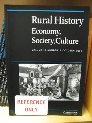 Bild des Verkufers fr Rural History: Economy, Society, Culture: Volume 16, Number 2, October 2005 zum Verkauf von PsychoBabel & Skoob Books