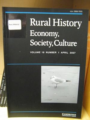 Bild des Verkufers fr Rural History: Economy, Society, Culture: Volume 18, Number 1, April 2007 zum Verkauf von PsychoBabel & Skoob Books