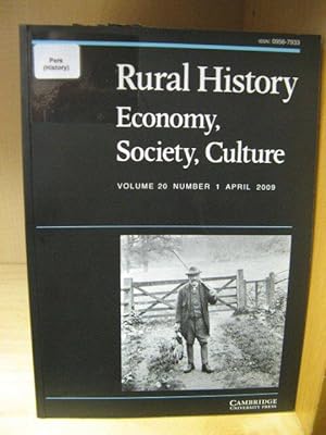 Bild des Verkufers fr Rural History: Economy, Society, Culture: Volume 20, Number 1, April 2009 zum Verkauf von PsychoBabel & Skoob Books