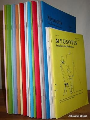 Myosotis. Zeitschrift für Buchwesen. (Herausgegeben von Rafaela Stein und Ralf Reinhold). 19 Hefte.