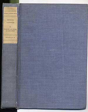 Bild des Verkufers fr Bibliotheque des Chefs-D'Oeuvre du Roman Contemporain, Germinie Lacerteux zum Verkauf von Between the Covers-Rare Books, Inc. ABAA