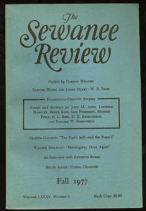 Seller image for The Sewanee Review - Fall, 1977 for sale by Between the Covers-Rare Books, Inc. ABAA