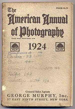 Bild des Verkufers fr The American Annual of Photography 1924, Vol. XXXVIII zum Verkauf von Between the Covers-Rare Books, Inc. ABAA