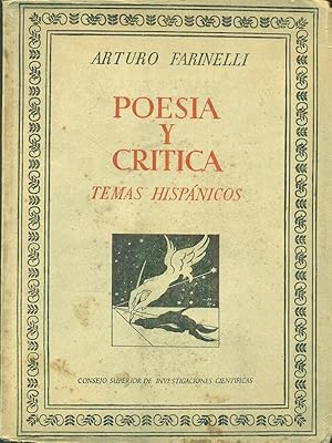 Bild des Verkufers fr Poesia y critica zum Verkauf von Librodifaccia