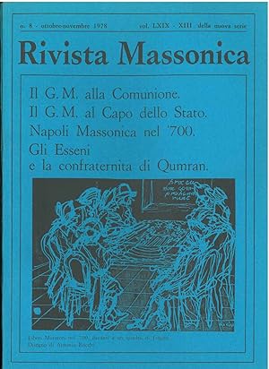 Rivista Massonica n. 8, ottobre - novembre 1978