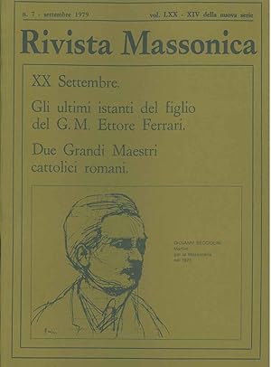 Rivista Massonica n.7, settembre 1979