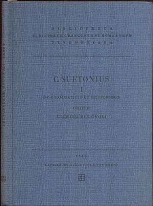 Bild des Verkufers fr C. Suetoni Tranquilli praeter Caesarum libros reliquiae. Collegit Giorgio Brugnoli. Pars prior: De grammaticis et rhetoribus. Editio altera. zum Verkauf von Antiquariat Dwal